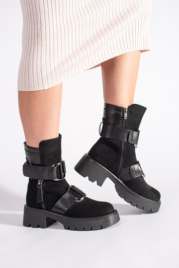 de color negro de gamuza... 2