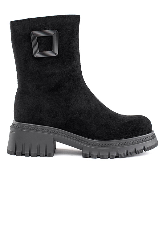 zapatos de mujer negros con suela gruesa