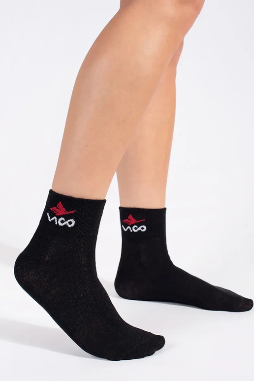 skarpetki negros de mujer Vico 3 piezas