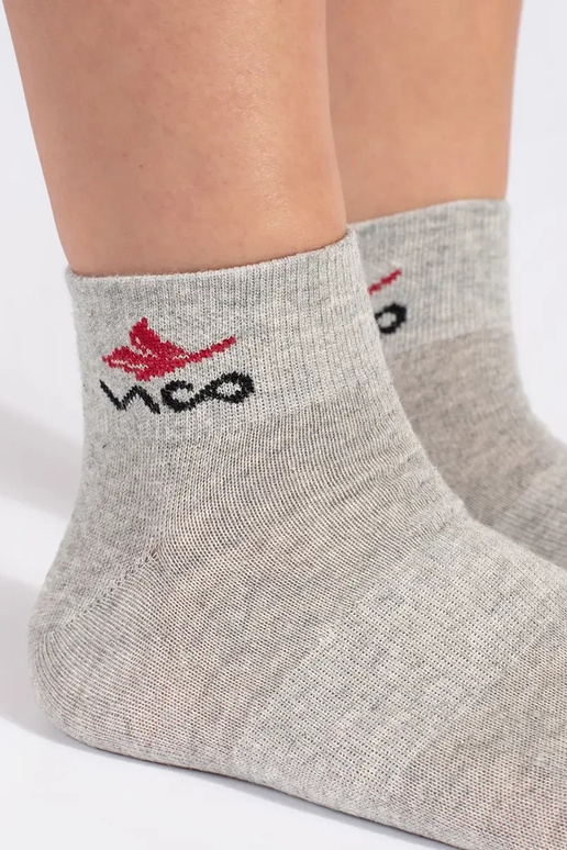 skarpetki de mujer gris Vico 3 piezas