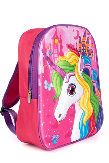mochila rosa-violeta para...