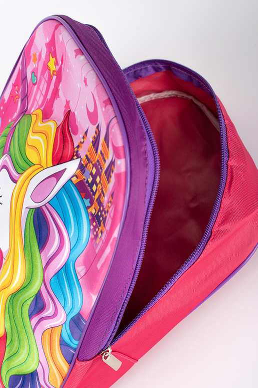 mochila rosa-violeta para niña z...