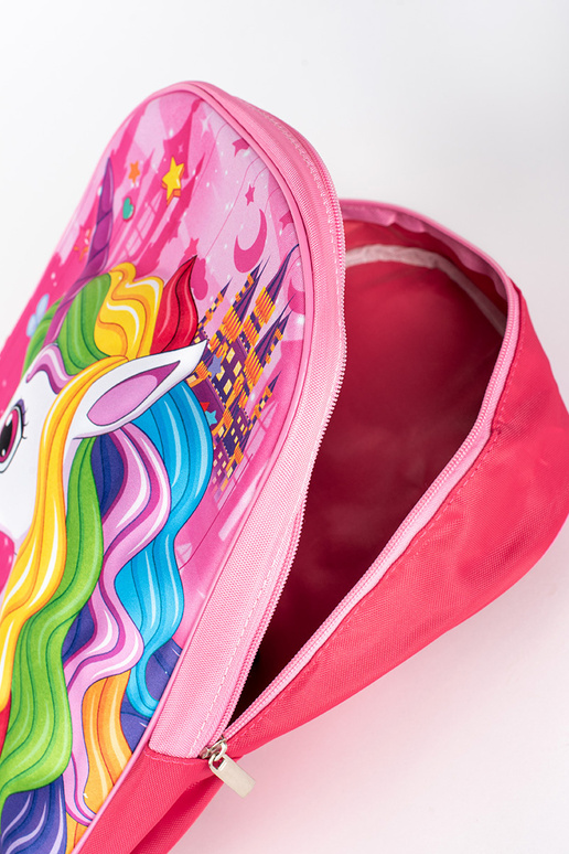 mochila rosa para niña z jednorożcem
