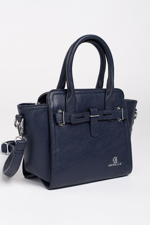 azul oscuro bolso elegante ze platami...