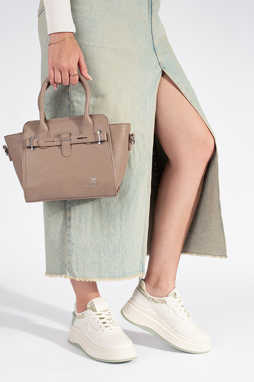 color marfil bolso elegante ze...