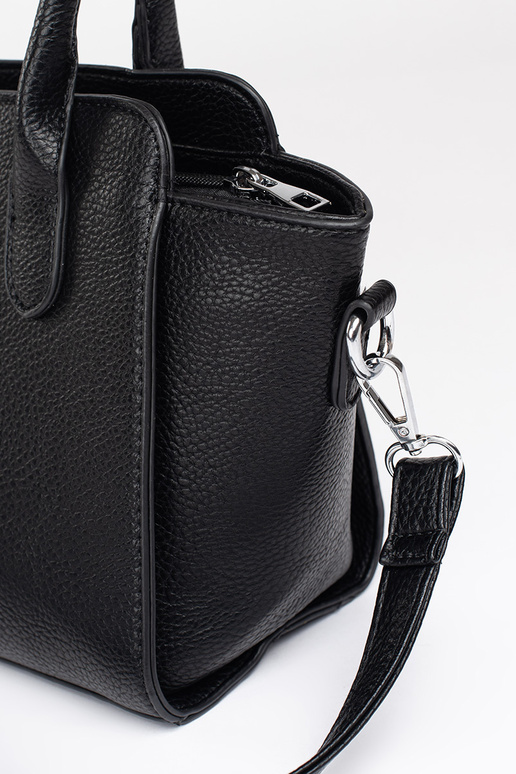 negro bolso elegante ze platami...