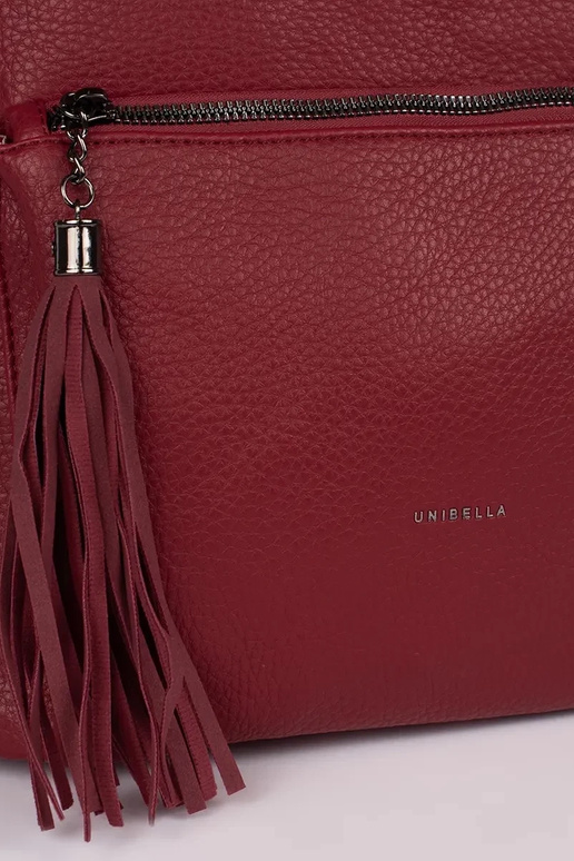 Bolso de mujer rojo tipo mochila con... Bolso de mujer rojo tipo mochila con...