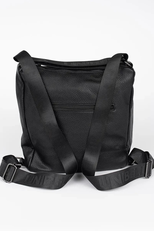 Bolso de mujer negro tipo mochila con... Bolso de mujer negro tipo mochila con...