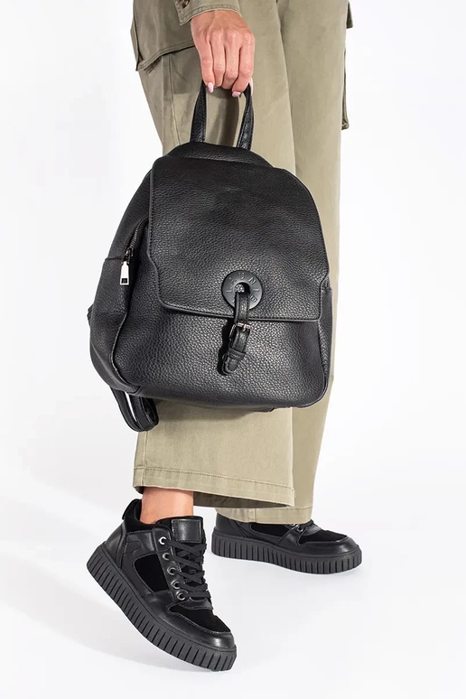 de color negro alto Zapatos de mujer