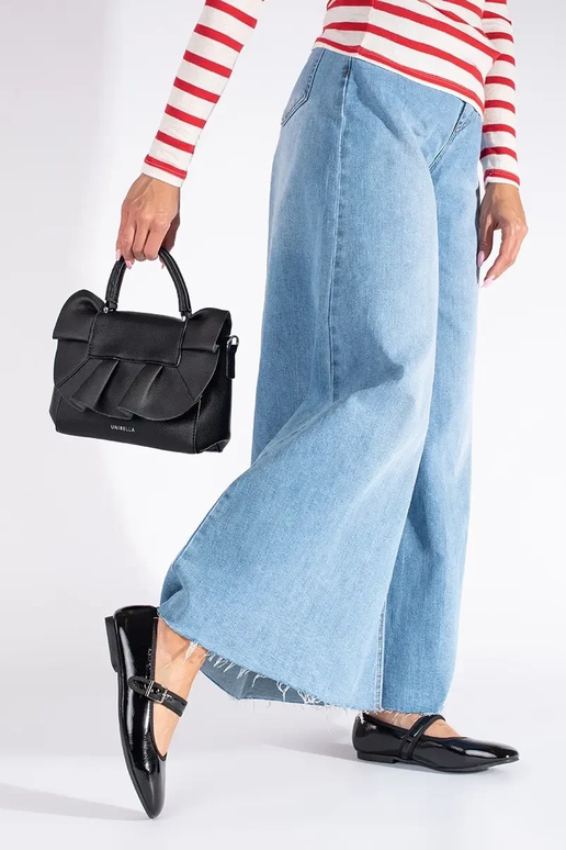 de color negro lacado bailarinas de color negro lacado bailarinas