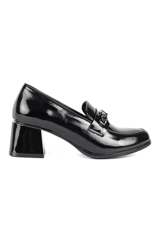 de color negro mujer medio zapatos en... de color negro mujer medio zapatos en...