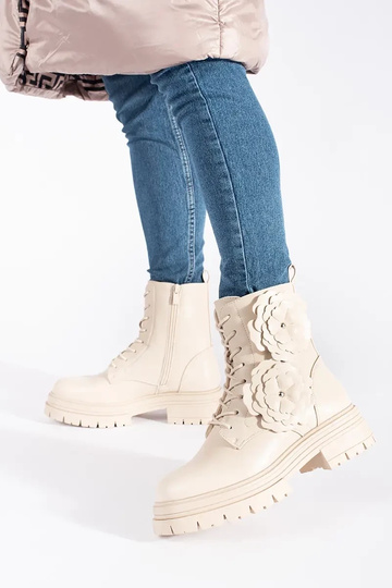 beige aislar botas de mujer 2