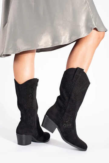 de color negro calado botas... 2