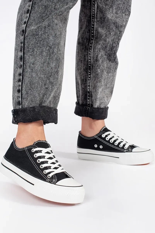 Zapatos clásicos negros de mujer con...