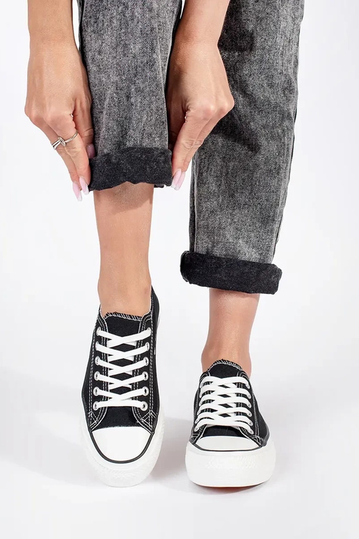 Zapatos clásicos negros de mujer con...