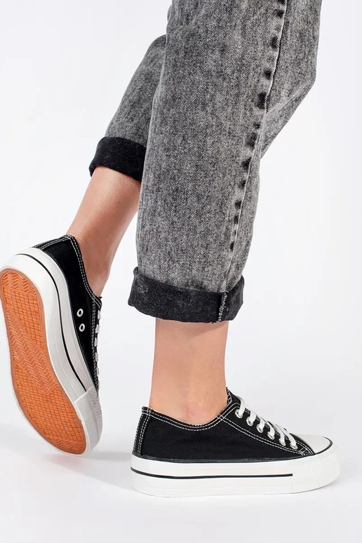 Zapatos clásicos negros de mujer con...