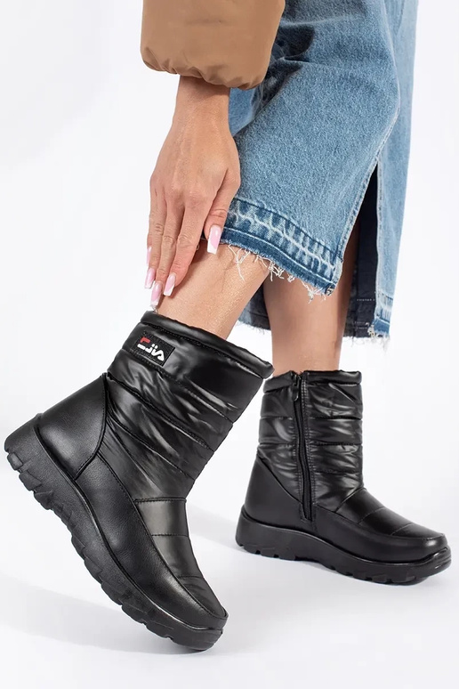 Botas de nieve para mujer en negro