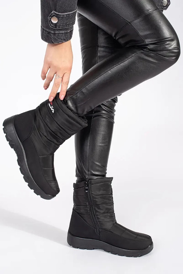 de color negro la luz Botas... 2