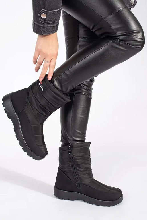 de color negro la luz Botas de nieve...