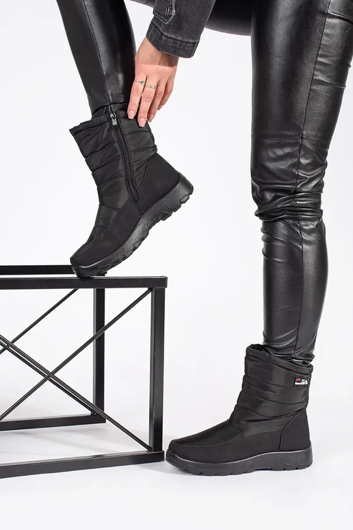 de color negro la luz Botas de nieve...