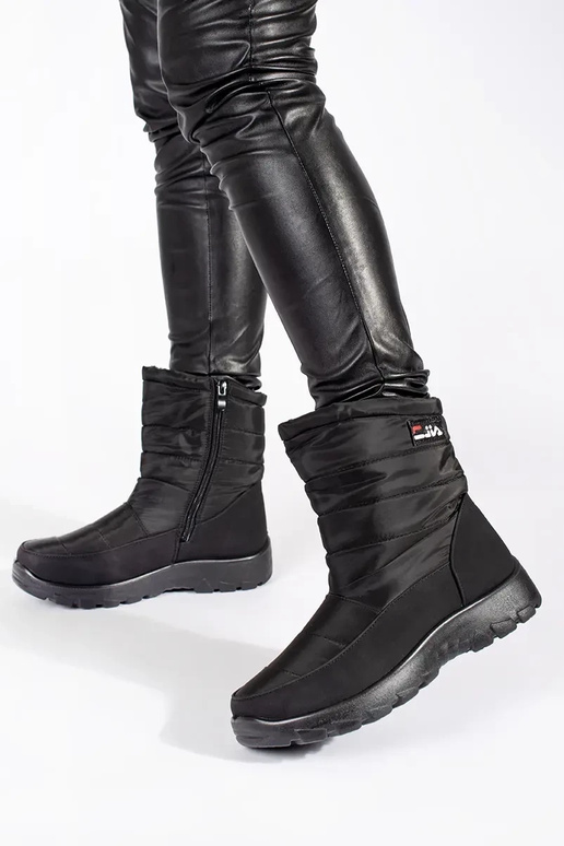 de color negro la luz Botas de nieve...