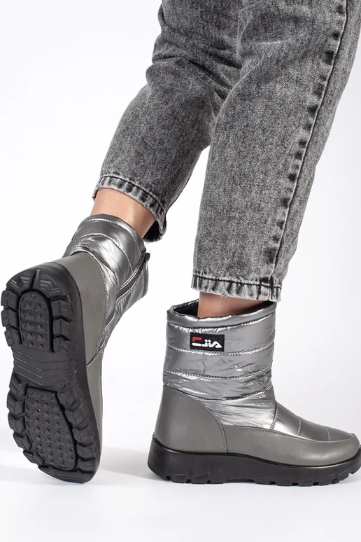 Botas snow mujer gris