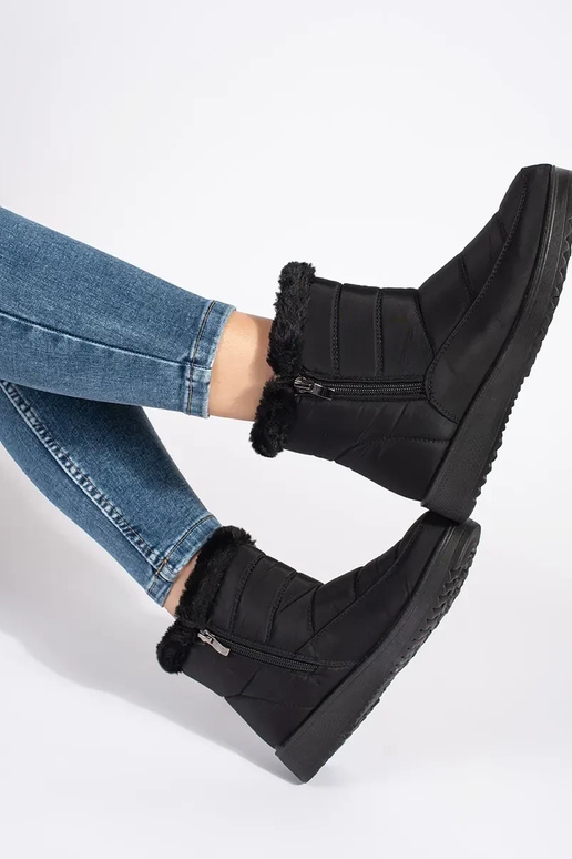 de color negro la luz Botas de nieve... de color negro la luz Botas de nieve...