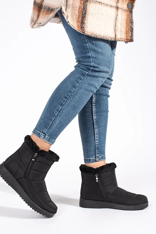 de color negro la luz Botas de nieve... de color negro la luz Botas de nieve...