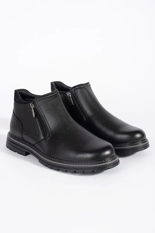 Botas de invierno negros para hombres