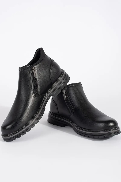 Botas de invierno negros para hombres