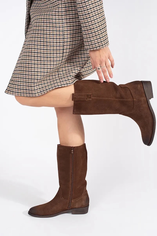 color marrón piel botas typu botas de... color marrón piel botas typu botas de...