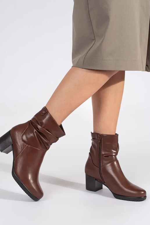 color marrón piel Zapatos de mujer en...