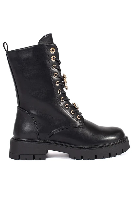 Zapatos de plataforma negros con... Zapatos de plataforma negros con...