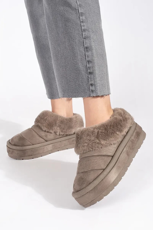 beige bajo corchete Botas de nieve...