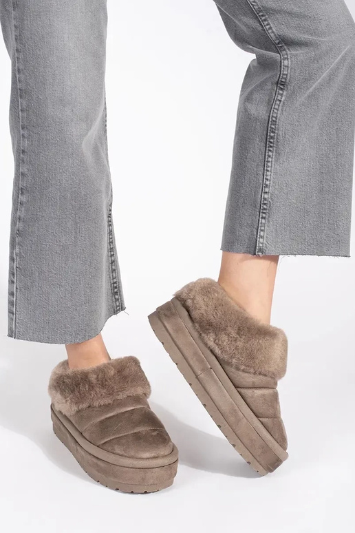 beige bajo corchete Botas de nieve...