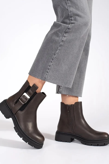 color marrón zapatos... 2