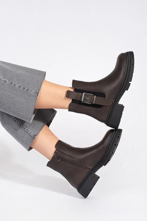 color marrón zapatos Zapatos de mujer...