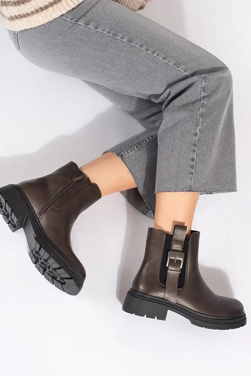 color marrón zapatos Zapatos de mujer...