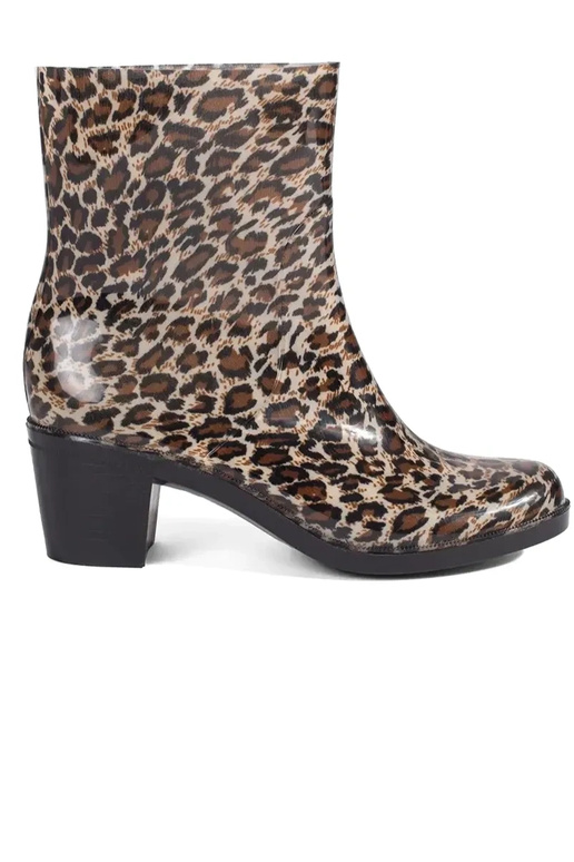 Botas de goma mujer en tacones altos...