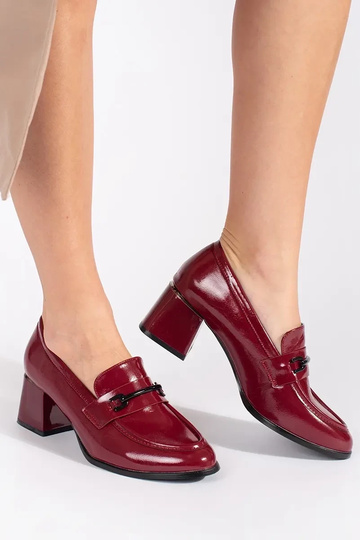 borgoña medio zapatos... 2