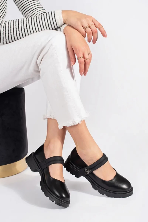 de color negro zapatos de mujer en...