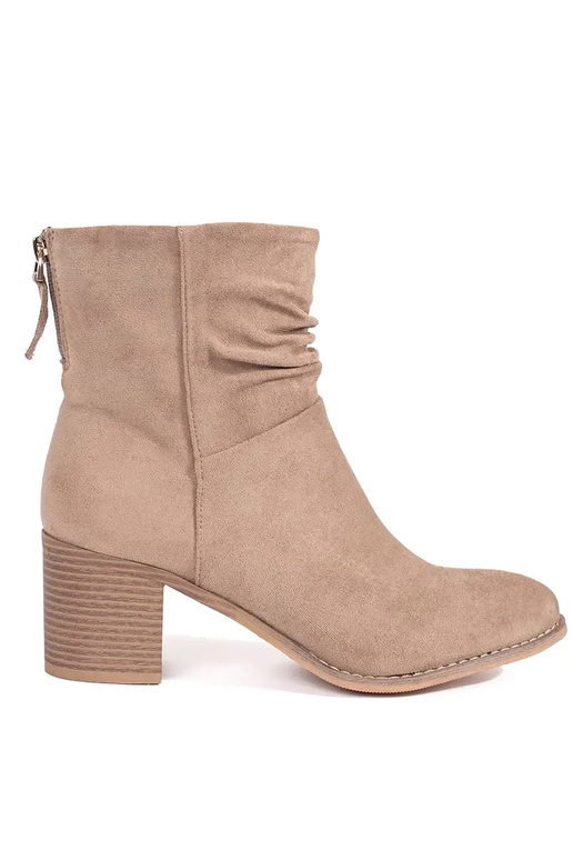 beige de gamuza Zapatos de mujer con...