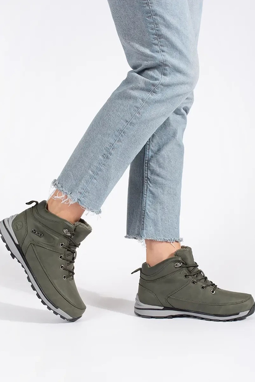 color verde aislar Zapatos de trekking