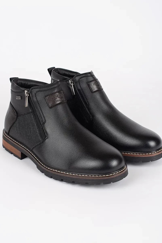 de color negro aislar botas chelsea...