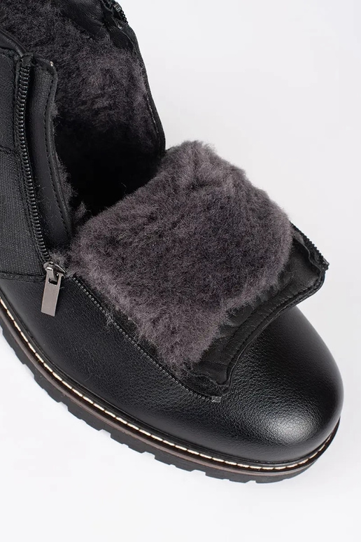 de color negro aislar botas chelsea...