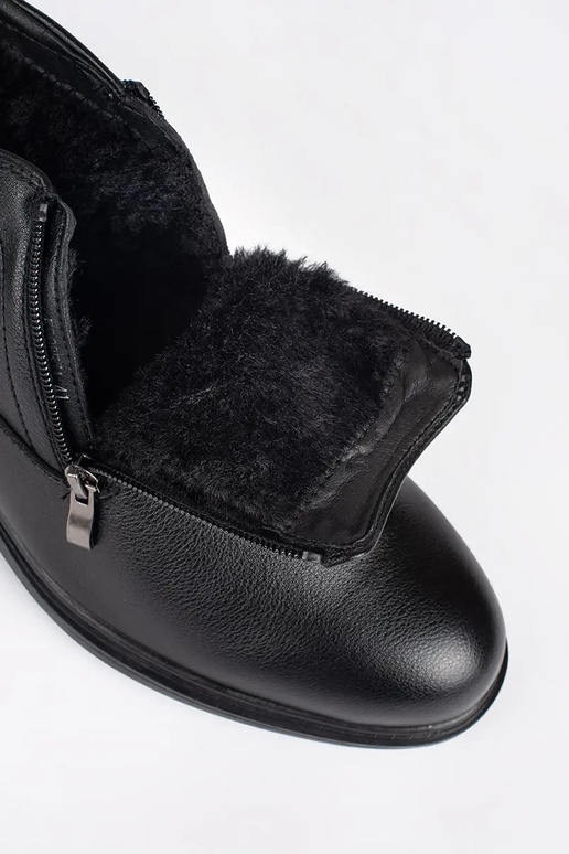 de color negro invierno zapatos...