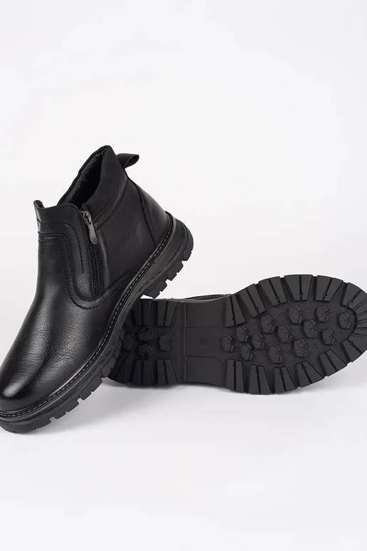 de color negro invierno zapatos...