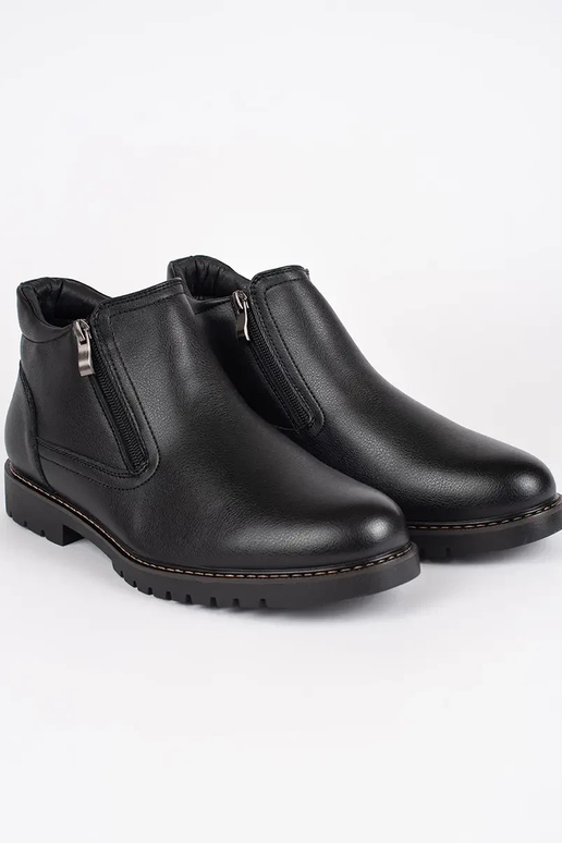 de color negro invierno zapatos...