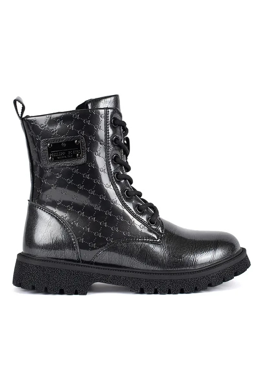 de color negro lacado femenino...