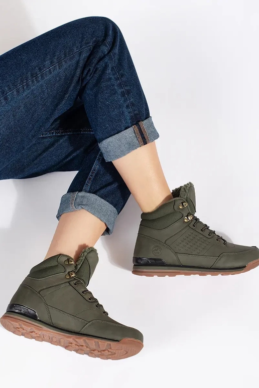 de color caqui Zapatos de trekking...